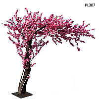 Голямо извито изкуствено дърво Японска вишна за декор 1.5 метра - PL307